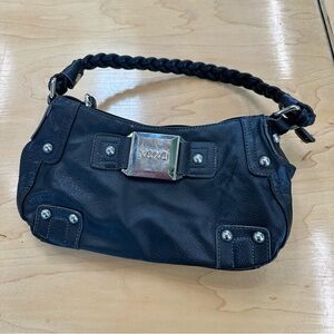 XOXO Faux Leather Small Shoulder Bag With Braided Handle - Good Condition